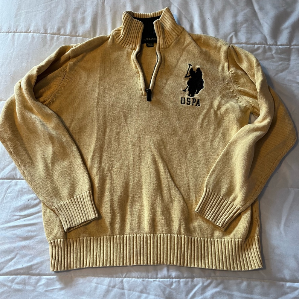 LIKE NEW US Polo men’s quarter zip